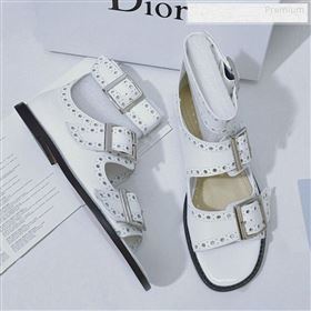Replica Dior Perforated Leather Buckle Strap Flat Sandals White 2019 DLY 9122342 [fab 66913 191231] 11600 : Purse Valley,Designer Replica Handbags,Premium Replica Handbags at PurseValley