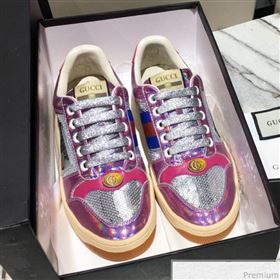 Replica Gucci Screener Metallic Sneaker SilverPink 2019 DLY 9040852 [fab 54470 190417] 10000 : Purse Valley,Designer Replica Handbags,Premium Replica Handbags at PurseValley