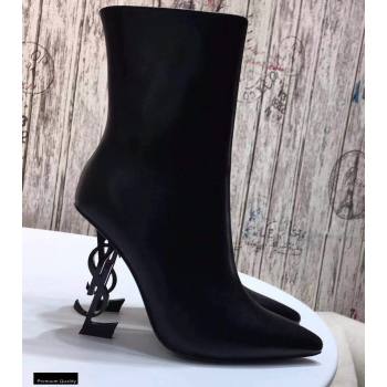 Replica Saint Laurent Zip Opyum Ankle Boots Black with Black Interlocking YSL Logo Heel 11cm modeng 20122909 [78475 eb] 12500 : Purse Valley,Designer Replica Handbags,Premium Replica Handbags 