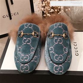 Replica Gucci GG Velvet Fur Flat Slippers Blue 2019 KL 9112026 [fab 65485 191123] 13900 : Purse Valley,Designer Replica Handbags,Premium Replica Handbags at PurseValley