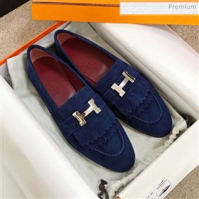 Replica Hermes Royal Fringe Suede Flat Loafers Blue 2020 MD 0030718 [fab 68290 200307] 12100 : Purse Valley,Designer Replica Handbags,Premium Replica Handbags at PurseValley