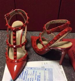 Replica Valentino sandals heels stud red paint shoes 3965 [shoes44a] 11000 : Purse Valley,Designer Replica Handbags,Premium Replica Handbags at PurseValley