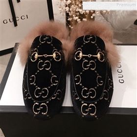Replica Gucci GG Velvet Fur Flat Slippers Black 2019 KL 9112027 [fab 65486 191123] 13900 : Purse Valley,Designer Replica Handbags,Premium Replica Handbags at PurseValley