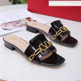 Replica Valentino Patent Leather Vlogo Chain Flat Slide Sandals Black 2019 MD 9110116 [fab 64640 191102] 6100 : Purse Valley,Designer Replica Handbags,Premium Replica Handbags at PurseValley