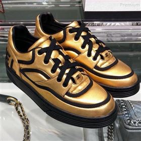 Replica Chanel Metallic Lambskin Low Top Sneakers G35063 GoldBlack 2019 XO 9082125 [fab 61818 190824] 16300 : Purse Valley,Designer Replica Handbags,Premium Replica Handbags at PurseValley