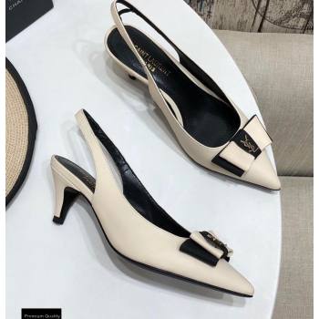 Replica Saint Laurent Heel 55cm Anais Slingback Bow Pumps Creamy modeng 20122953 [78520 eb] 9800 : Purse Valley,Designer Replica Handbags,Premium Replica Handbags at PurseValley