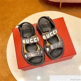 Replica Gucci Flat Leather and Mesh Sandal 549909 BlackYellow 2019 For Women and Men SIYA 9031947 [fab 53706 190417] 10700 : Purse Valley,Designer Replica Handbags,Premium Replica Handbags at 