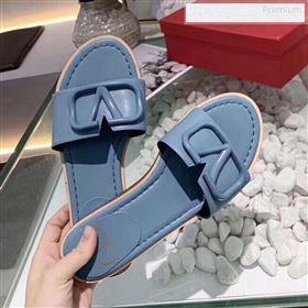 Replica Valentino VLogo Calfskin Flat Slides Sandals Blue 2020 MD 9122624 [fab 67039 191231] 5200 : Purse Valley,Designer Replica Handbags,Premium Replica Handbags at PurseValley