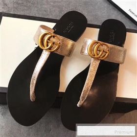 Replica Gucci Leather Flat Thong Sandal with Double G 497444 Gold 2018 EM 9053170 [fab 57299 190602] 7700 : Purse Valley,Designer Replica Handbags,Premium Replica Handbags at PurseValley