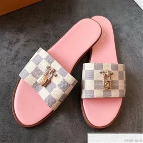 Replica Louis Vuitton Lock It Flat Slide Sandals 1A4WYA Damier Azur Canvas 2019 EM 9041332 [fab 54878 190417] 8900 : Purse Valley,Designer Replica Handbags,Premium Replica Handbags at PurseVal