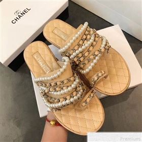 Replica Chanel Pearls Lambskin Flat Sandals G34407 Apricot 2019 EM 9042815 [fab 55768 190428] 11000 : Purse Valley,Designer Replica Handbags,Premium Replica Handbags at PurseValley