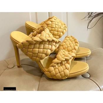 Replica Bottega Veneta Heel 11cm The Curve Mules Sandals Yellow with Twisted Intrecciato Leather Straps 2021 modeng 21030304 [81336 eb] 14200 : Purse Valley,Designer Replica Handbags,Premium R