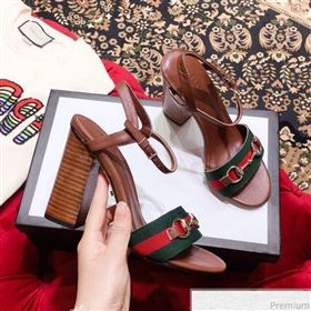 Replica Gucci Web and Horsebit Heel Sandals Brown 2019 KL 9031105 [fab 53296 190417] 10400 : Purse Valley,Designer Replica Handbags,Premium Replica Handbags at PurseValley