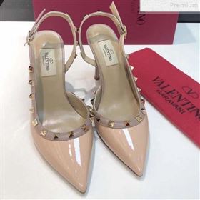 Replica Valentino Rockstud Patent Leather Slingback High Heel Pump Nude 2019 XINL 9072461 [fab 60378 190727] 6700 : Purse Valley,Designer Replica Handbags,Premium Replica Handbags at PurseVall