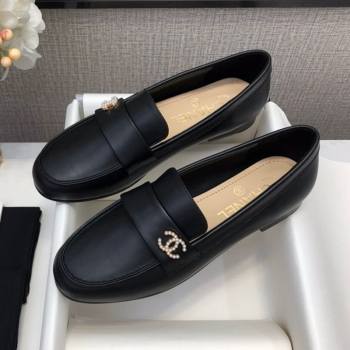 Replica Chanel Lambskin Pearl CC Flat Loafers Black Leather 2020 DLY 20082833 [75243 fa] 13000 : Purse Valley,Designer Replica Handbags,Premium Replica Handbags at PurseValley