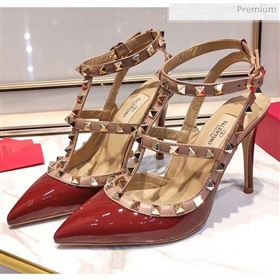 Replica Valentino Patent Calfskin Rockstud Ankle Strap With 95cm Heel Burgundy 3015 20041540 [fab 69818 200418] 10200 : Purse Valley,Designer Replica Handbags,Premium Replica Handbags at Purse