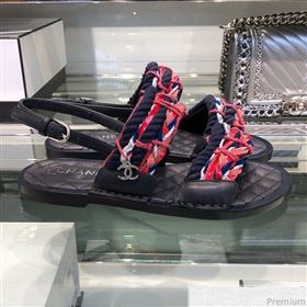 Replica Chanel Cord Flat Sandals G34155 IvoryBlueRed 2019 XO 9041625 [fab 55017 190417] 14800 : Purse Valley,Designer Replica Handbags,Premium Replica Handbags at PurseValley