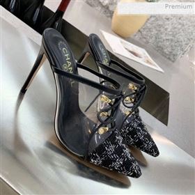 Replica Chanel Tweed Transparent Lace up High Heel Mules Black 2019 MD 0011630 [fab 67780 200216] 9200 : Purse Valley,Designer Replica Handbags,Premium Replica Handbags at PurseValley