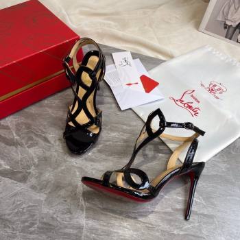 Replica Christian Louboutin double L sandals in patent leather black 2020 modeng 210305 23 [81677 eb] 11800 : Purse Valley,Designer Replica Handbags,Premium Replica Handbags at PurseValley