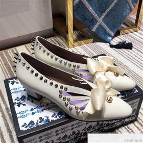 Replica Gucci Cutout Studs Leather Pump with Bow Vintage White 2019 DLY 9031142 [fab 53341 190417] 13000 : Purse Valley,Designer Replica Handbags,Premium Replica Handbags at PurseValley