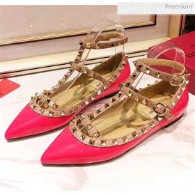 Replica Valentino Patent Calfskin Rockstud Ballerina With Strap Rosy 3015 20041509 [fab 69787 200418] 10200 : Purse Valley,Designer Replica Handbags,Premium Replica Handbags at PurseValley