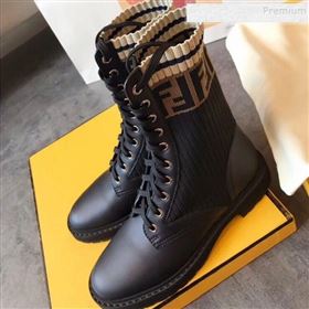 Replica Fendi Calfskin and Knit Stretch Sock Lace up Flat Short Boots Black 2019 EM 9091915 [fab 62970 190921] 14500 : Purse Valley,Designer Replica Handbags,Premium Replica Handbags at PurseV