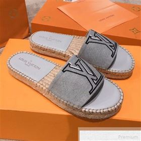 Replica Louis Vuitton Seashore Over LV Flat Espadrilles Slide Sandals Grey 2019 HQG 9051603 [fab 56554 190518] 8100 : Purse Valley,Designer Replica Handbags,Premium Replica Handbags at PurseVa