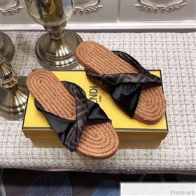 Replica Fendi Twist Flat Satin Slide Sandals Black 2019 ANDI 9032001 [fab 53711 190417] 7000 : Purse Valley,Designer Replica Handbags,Premium Replica Handbags at PurseValley