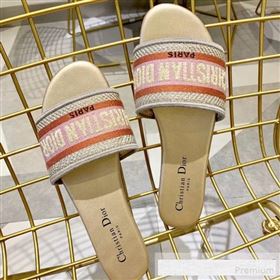 Replica Dior Dway Embroidered Cotton Flat Slide Sandals GoldPink 2019 ALZ 9061114 [fab 57857 190615] 12500 : Purse Valley,Designer Replica Handbags,Premium Replica Handbags at PurseValley
