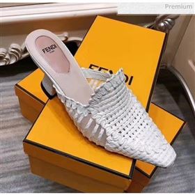 Replica Fendi Woven High Heel Mules Sandals White 2020 MD 20033109 [fab 69069 200404] 8700 : Purse Valley,Designer Replica Handbags,Premium Replica Handbags at PurseValley