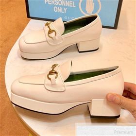 Replica Gucci Leather Platform Loafer with Horsebit 565365 White 2019 1054 9051564 [fab 56519 190518] 13300 : Purse Valley,Designer Replica Handbags,Premium Replica Handbags at PurseValley