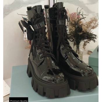 Replica Prada Monolith Patent Leather Combat Boots Black with Removable Nylon Pouches 2020 modeng 20092429 [73203 eb] 13500 : Purse Valley,Designer Replica Handbags,Premium Replica Handbags at