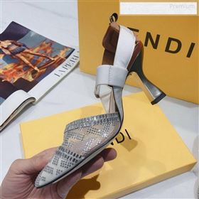 Replica Fendi Colibrì Crystal Mesh High Heel Slingback Pumps WhiteBeige 2020 DLY 9122620 [fab 67032 191231] 10800 : Purse Valley,Designer Replica Handbags,Premium Replica Handbags at Purs