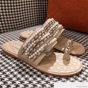 Replica Chanel Flat Sandals G34407 Nude 2019 KL 9040815 [fab 54433 190417] 11000 : Purse Valley,Designer Replica Handbags,Premium Replica Handbags at PurseValley