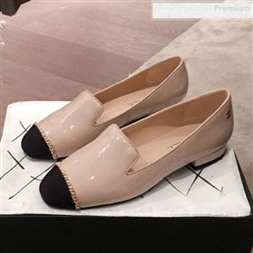 Replica Chanel Patent Leather Chain Flat Loafers G35164 Nude 2020 KL 0010805 [fab 67460 200111] 11600 : Purse Valley,Designer Replica Handbags,Premium Replica Handbags at PurseValley