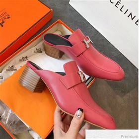Replica Hermes Paradis Mid Heel Mules Pink 2019 EM 9030901 [fab 53246 190417] 11200 : Purse Valley,Designer Replica Handbags,Premium Replica Handbags at PurseValley