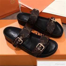 Replica Louis Vuitton Bom Dia Monogram Leather Flat Sandals 1A4WJK Black 2019 HQG 9051611 [fab 56562 190518] 10300 : Purse Valley,Designer Replica Handbags,Premium Replica Handbags at PurseVal
