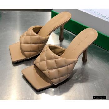 Replica Bottega Veneta Heel 8cm Square Sole Quilted Padded Mules Sandals Beige 2021 modeng 21010416 [78690 eb] 10000 : Purse Valley,Designer Replica Handbags,Premium Replica Handbags at PurseV