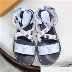 Replica Louis Vuitton Flat Passenger Studs Cross Sandals 1A4VOW White 2019 1050 9051541 [fab 56494 190518] 10000 : Purse Valley,Designer Replica Handbags,Premium Replica Handbags at PurseValle