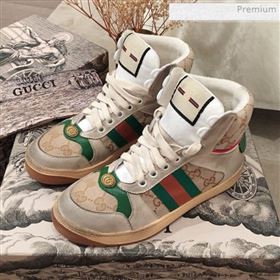 Replica Gucci Screener GG High top Sneaker Green 2019 For Women and Men KL 0011606 [fab 67756 200216] 14500 : Purse Valley,Designer Replica Handbags,Premium Replica Handbags at PurseValley