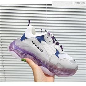 Replica Balenciaga Triple S Clear Outsole Sneakers WhitePurpleBlue 2019 HZ 0031707 [fab 68581 200322] 16400 : Purse Valley,Designer Replica Handbags,Premium Replica Handbags at PurseValley
