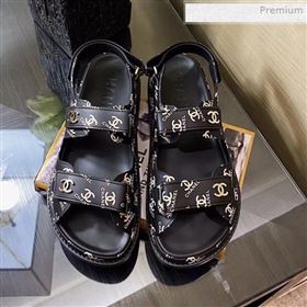 Replica Chanel Strap CC Print Flat Sandals Black 2020 MD 0011617 [fab 67767 200216] 8400 : Purse Valley,Designer Replica Handbags,Premium Replica Handbags at PurseValley