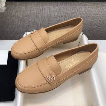 Replica Chanel Lambskin Pearl CC Flat Loafers Beige Leather 2020 DLY 20082838 [75244 fa] 13000 : Purse Valley,Designer Replica Handbags,Premium Replica Handbags at PurseValley