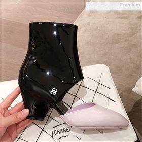 Replica Chanel Patent Calfskin Mary Jane Open Ankle Short Boots G35431 Light PurpleBlack 2020 KL 0010608 [fab 67386 200111] 15100 : Purse Valley,Designer Replica Handbags,Premium Replica Handb