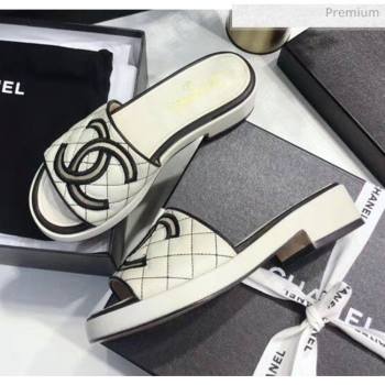 Replica Chanel Quilting Lambskin Mules Sandals G35903 Ivory 2020 JC 20051433 [fab 71019 200516] 8200 : Purse Valley,Designer Replica Handbags,Premium Replica Handbags at PurseValley