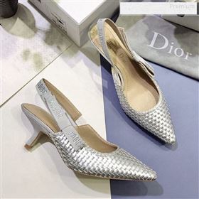 Replica Dior JAdior Slingback Mid Heel Pumps in Braided Metallic Silver Lambskin 2020 JC 9123123 [fab 67223 191231] 11100 : Purse Valley,Designer Replica Handbags,Premium Replica Handbags at P