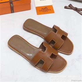 Replica Hermes Oran H Slide Flat Sandals Brown KER 9031361 [fab 53472 190417] 14800 : Purse Valley,Designer Replica Handbags,Premium Replica Handbags at PurseValley