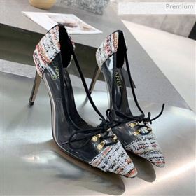 Replica Chanel Tweed Transparent Lace up High Heel Pumps Multicolor 2019 MD 0011624 [fab 67774 200216] 9600 : Purse Valley,Designer Replica Handbags,Premium Replica Handbags at PurseValley