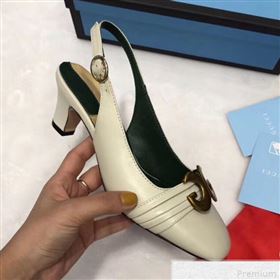 Replica Gucci Leather Mid heel Slingback Pump with Half Moon GG ?572818 White 2019 ANDI 9042858 [fab 55813 190428] 12200 : Purse Valley,Designer Replica Handbags,Premium Replica Handbags at Pu