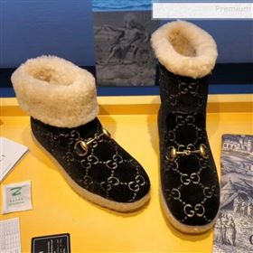 Replica Gucci GG Wool Flat Short Boot 599017 Black 2019 For Women and Men MD 9101530 [fab 63877 191025] 12300 : Purse Valley,Designer Replica Handbags,Premium Replica Handbags at PurseValley